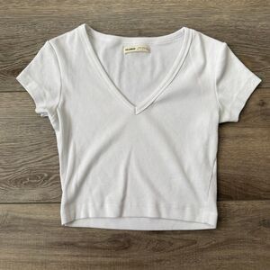 Pull & Bear Ribbed Tee